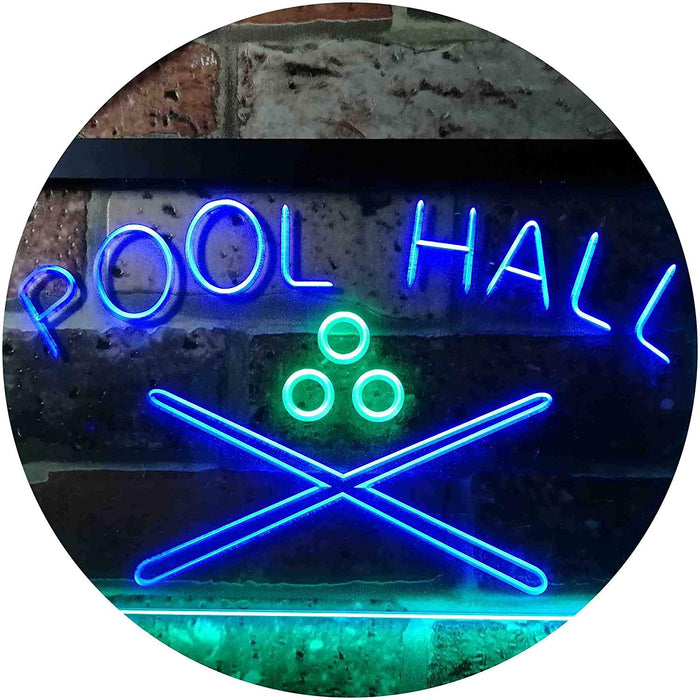 Billiards Pool Hall LED Light Sign - Way Up Gifts