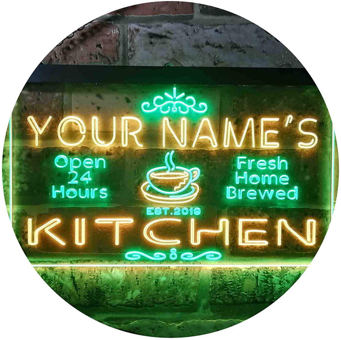 Personalized Home Kitchen Decor LED Light Sign - Way Up Gifts