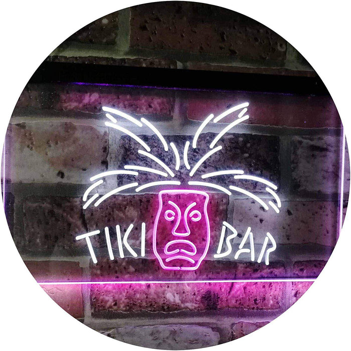 Tiki Bar Mask LED Light Sign - Way Up Gifts