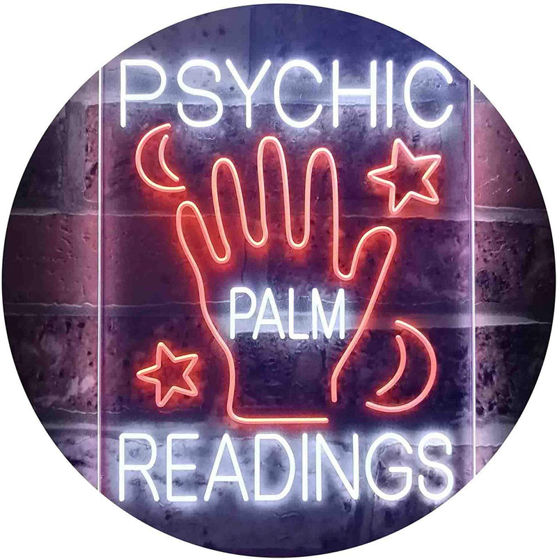 Fortune Teller Psychic Palm Readings LED Light Sign - LED Gift Works