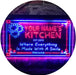 Personalized Home Kitchen Decor Made with Smile LED Light Sign - Way Up Gifts