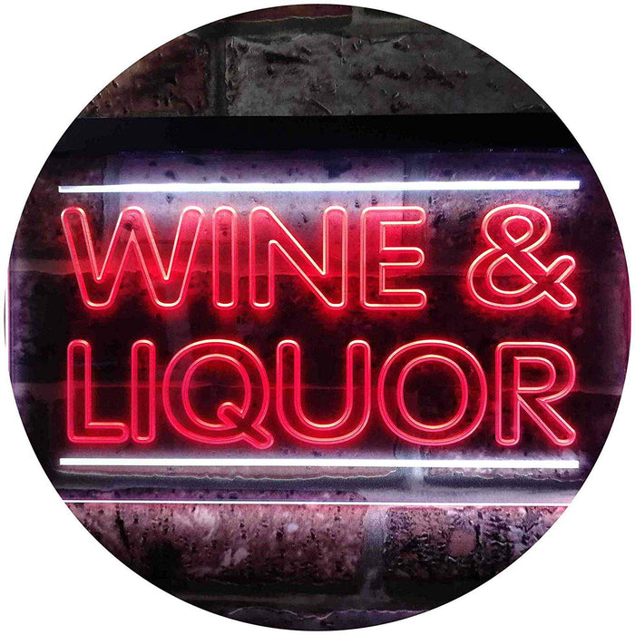 Wine Liquor LED Light Sign - Way Up Gifts