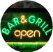 Bar & Grill Restaurant Open LED Light Sign - Way Up Gifts