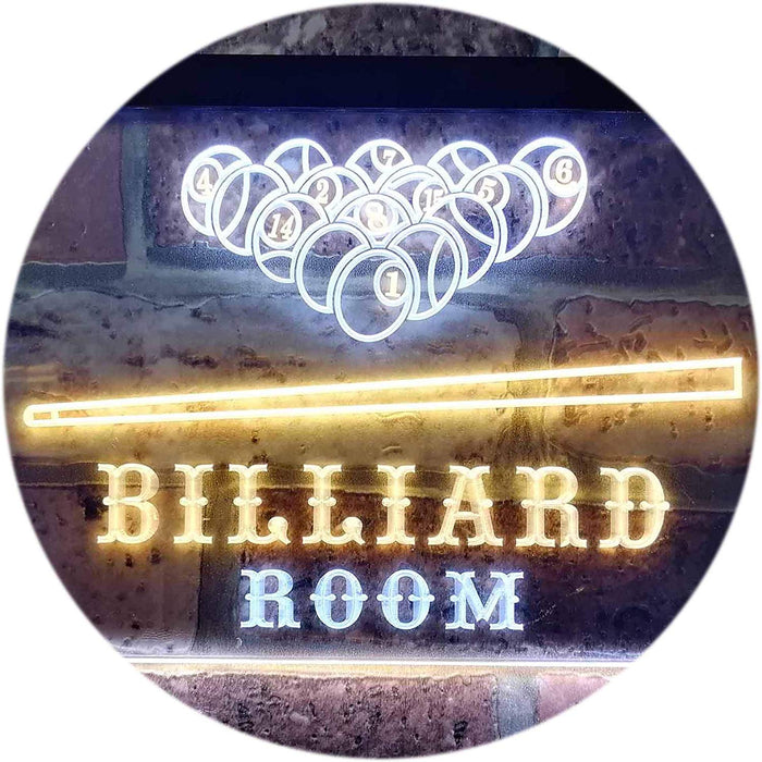 Pool Billiard Room LED Light Sign - Way Up Gifts