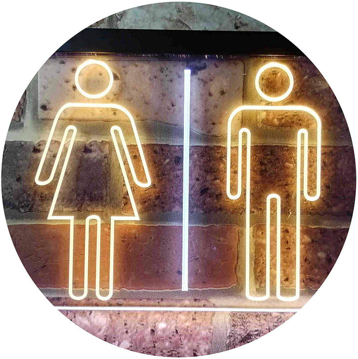 Men Women Bathroom Restroom LED Light Sign - Way Up Gifts