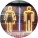 Men Women Bathroom Restroom LED Light Sign - Way Up Gifts