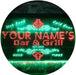 Personalized Hot Food Cold Beer Bar & Grill LED Light Sign - Way Up Gifts