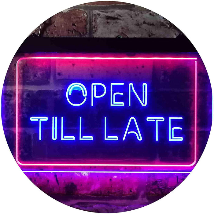Open Till Late LED Light Sign - Way Up Gifts