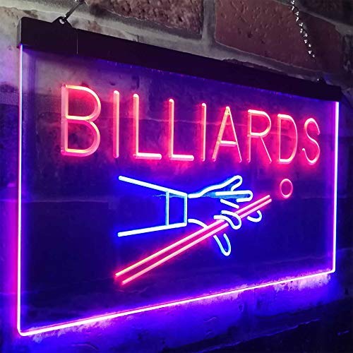 Pool Billiards LED Light Sign - Way Up Gifts