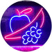 Apple Grapes Banana Grocery Fruit LED Light Sign - Way Up Gifts