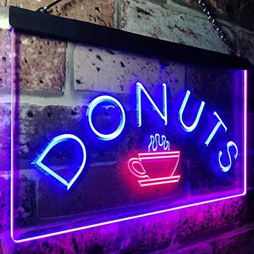 Donuts Coffee LED Light Sign - Way Up Gifts