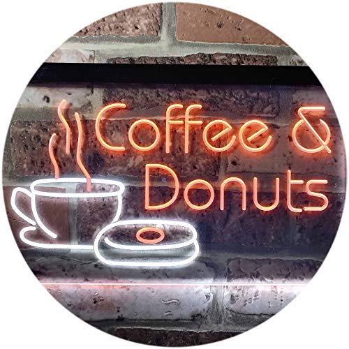 Coffee Donuts LED Light Sign - Way Up Gifts