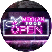 Restaurant Mexican Food Open LED Light Sign - LED Gift Works