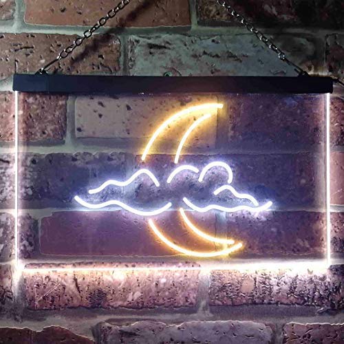 Cloud Moon LED Light Sign - Way Up Gifts