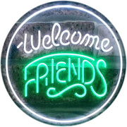 Welcome Friends LED Light Sign - LED Gift Works