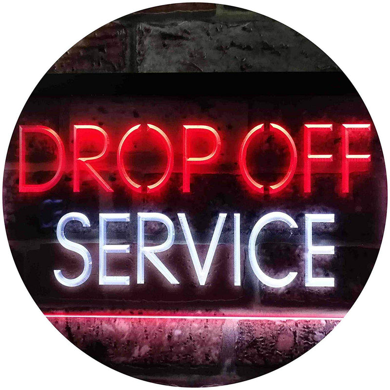 Drop Off Service LED Light Sign - LED Gift Works
