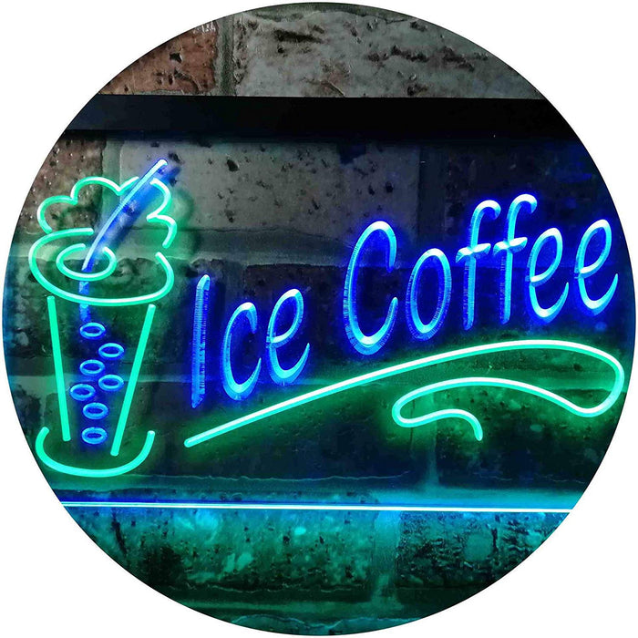 Ice Coffee LED Light Sign - Way Up Gifts