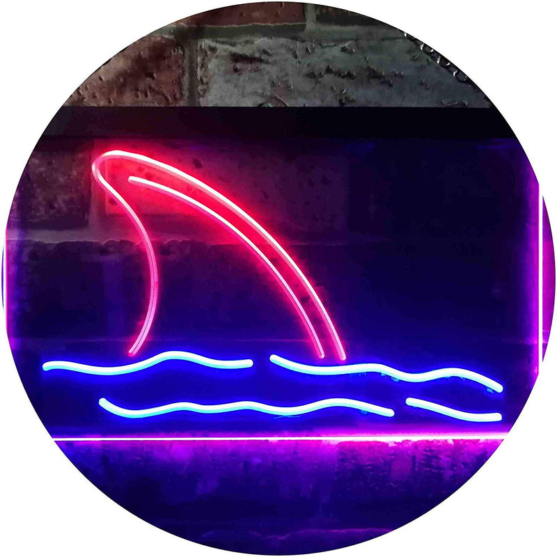 Shark Fin LED Light Sign - LED Gift Works