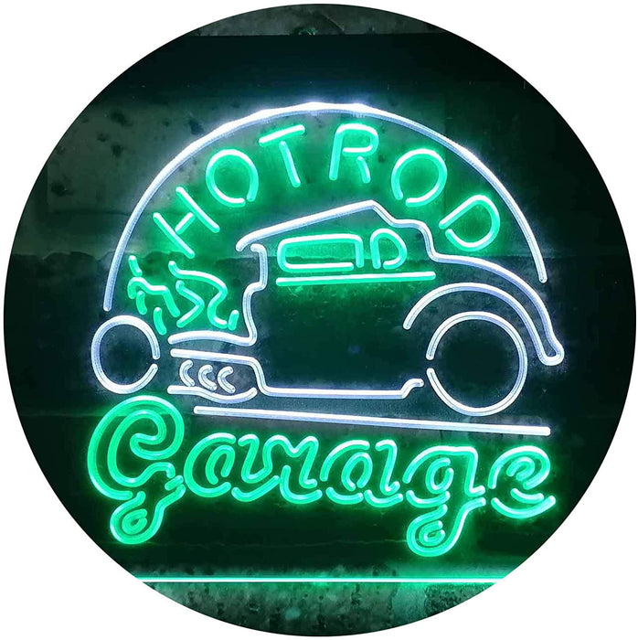 Hot Rod Garage LED Light Sign - Way Up Gifts