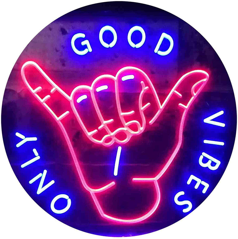 Good Vibes Only LED Light Sign - LED Gift Works
