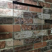 Fish on Hook Fishing Bait Store Cabin Decor LED Light Sign - LED Gift Works