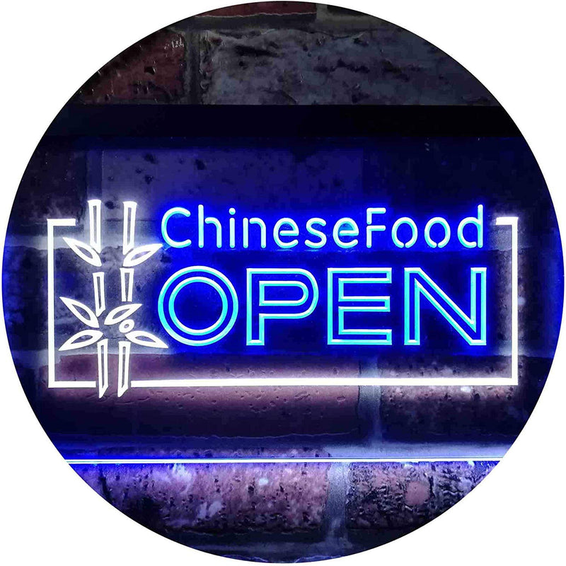 Open Restaurant Chinese Food LED Light Sign - LED Gift Works
