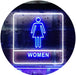 Women Bathroom Restroom LED Light Sign - Way Up Gifts