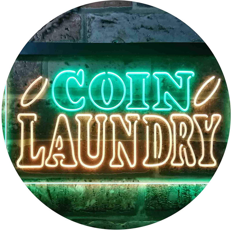 Laundromat Coin Laundry LED Light Sign - LED Gift Works