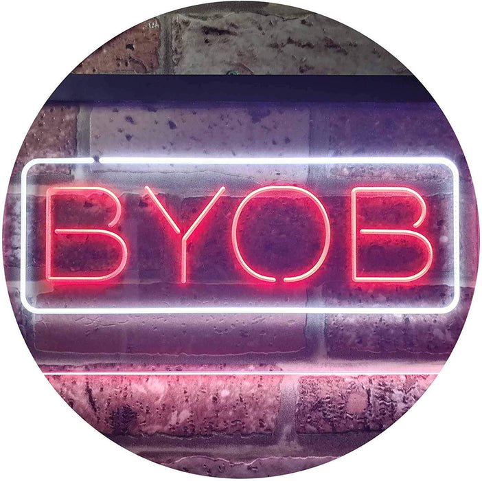 Bring Your Own Beer BYOB LED Light Sign - Way Up Gifts