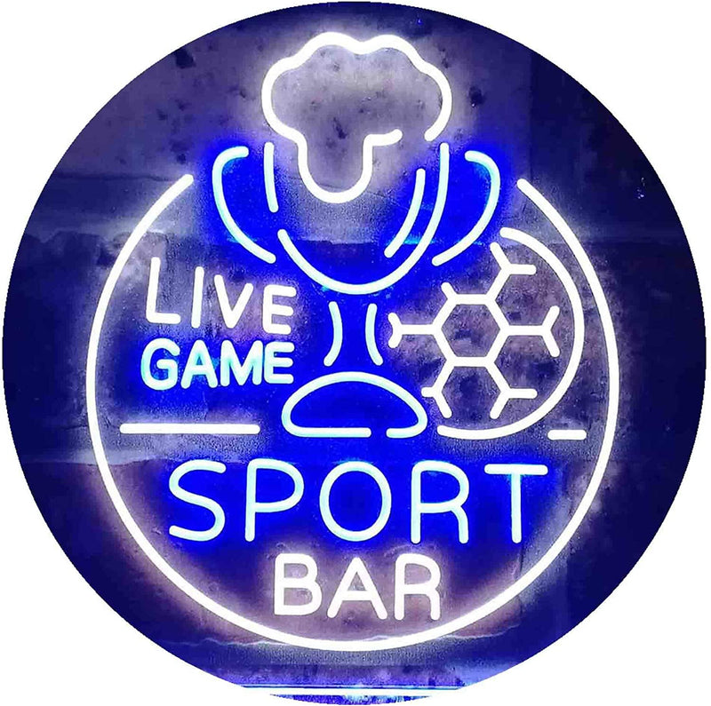 Live Game Sport Bar LED Light Sign - LED Gift Works