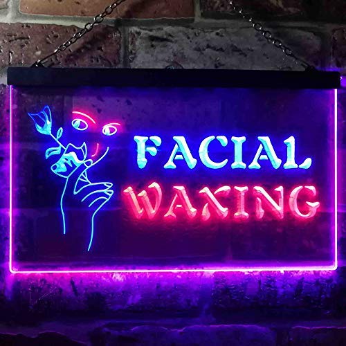 Beauty Salon Facial Waxing LED Light Sign - Way Up Gifts