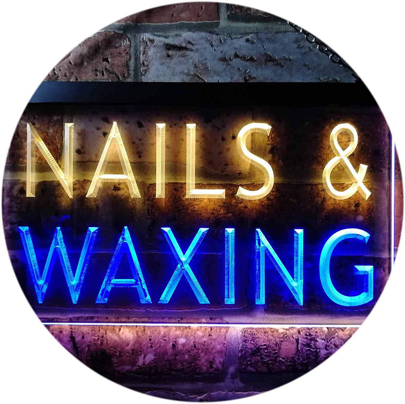 Beauty Salon Nails Waxing LED Light Sign - LED Gift Works