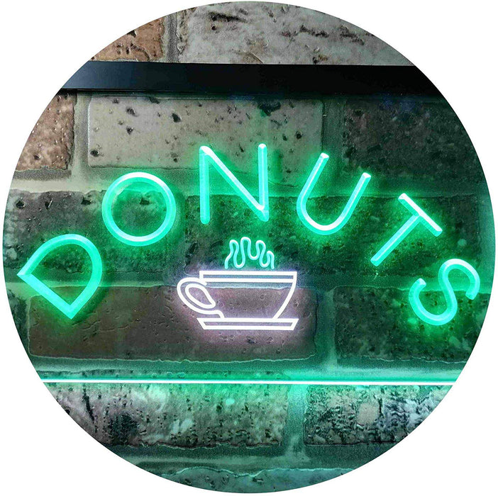 Donuts Coffee LED Light Sign - Way Up Gifts