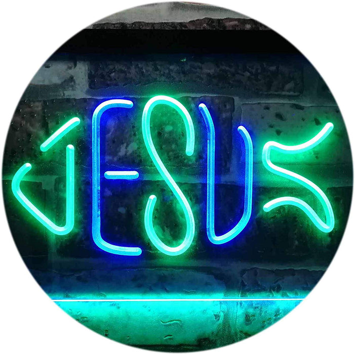 Jesus Fish LED Light Sign - Way Up Gifts