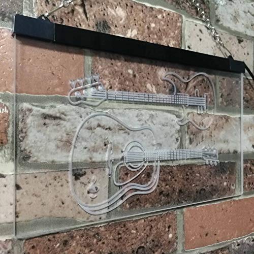 Guitars Music Instruments LED Light Sign - Way Up Gifts