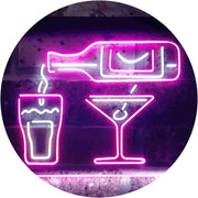 Wine Beer Shots Liquor Cocktails LED Light Sign - LED Gift Works