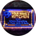 Personalized Home Kitchen Decor Made with Smile LED Light Sign - Way Up Gifts