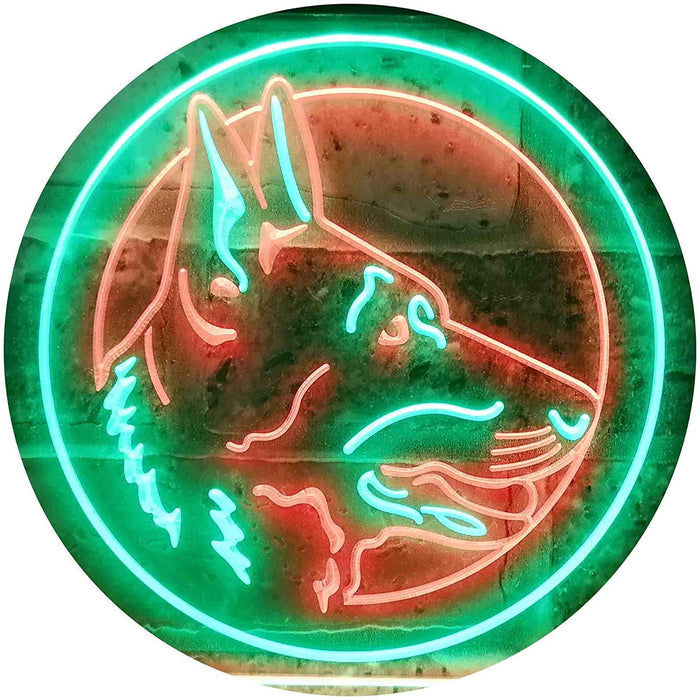 German Shepherd Dog LED Light Sign - Way Up Gifts