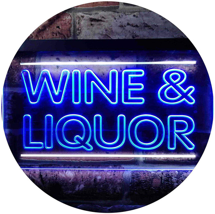 Wine Liquor LED Light Sign - Way Up Gifts