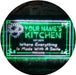 Personalized Home Kitchen Decor Made with Smile LED Light Sign - Way Up Gifts