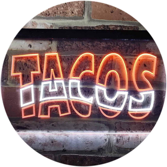 Mexican Restaurant Tacos LED Light Sign - Way Up Gifts