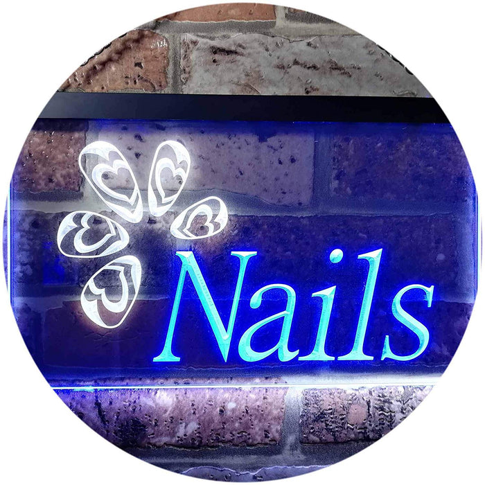 Beauty Salon Nails LED Light Sign - Way Up Gifts