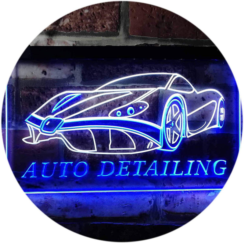 Body Shop Auto Detailing LED Light Sign - LED Gift Works