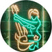 Sexy Girl Playing Guitar Music LED Light Sign - Way Up Gifts