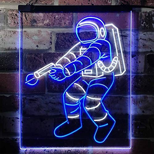 Space Astronaut LED Light Sign - LED Gift Works