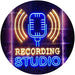 Microphone Recording Studio LED Light Sign - Way Up Gifts