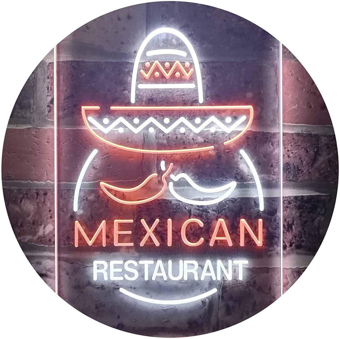Mexican Restaurant LED Light Sign - Way Up Gifts