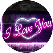 Heart I Love You LED Light Sign - LED Gift Works