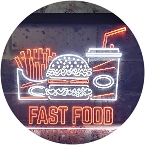 Fast Food LED Light Sign - LED Gift Works