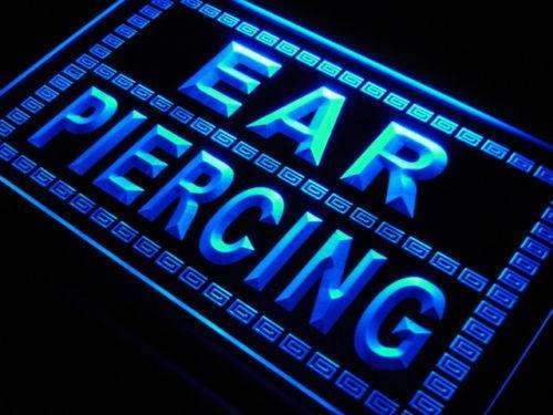 Ear Piercing LED Light Sign - LED Gift Works